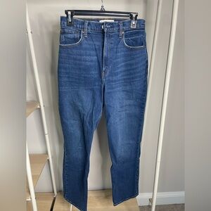 Abercrombie medium wash 90s Straight Ultra High-Rise Curve Love jeans size 27R